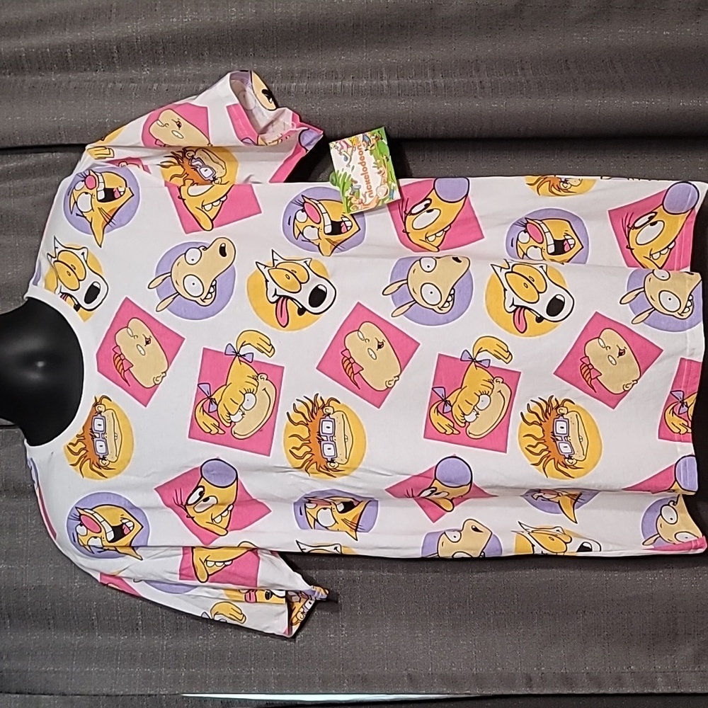 Nickelodeon Cartoon Crew Extra Large XL Men's Tshirt